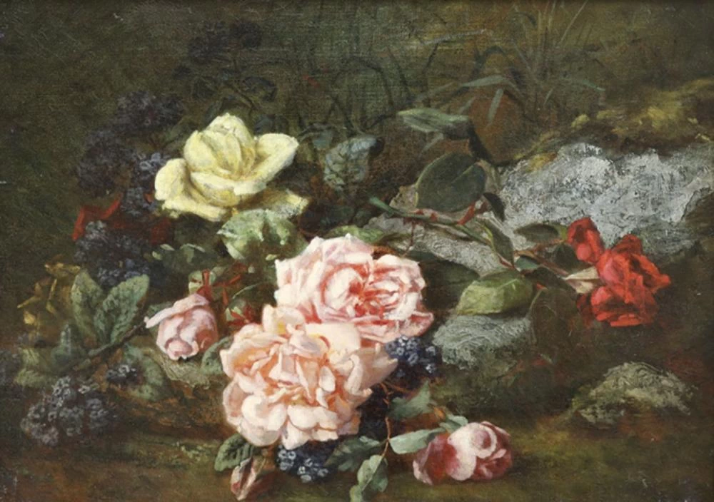 Natura morta con rose